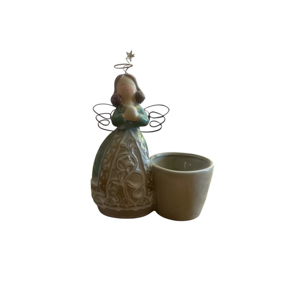 New Ceramic Angel  Candle Holder
